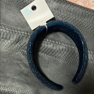 Time and Tru Blue Glitter Headband
